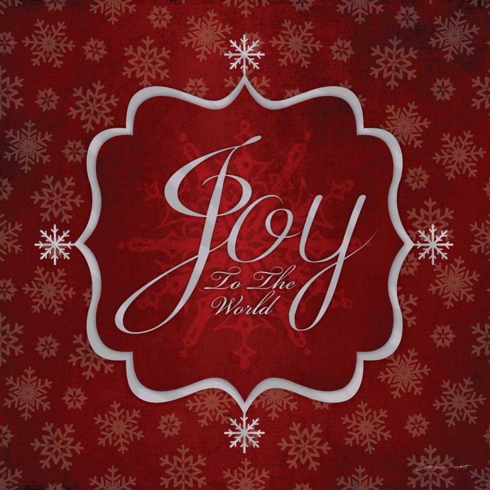Joy - Red and Silver art print by Stephanie Marrott for $57.95 CAD
