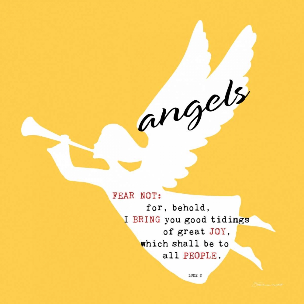 Fear Not - Yellow art print by Stephanie Marrott for $57.95 CAD