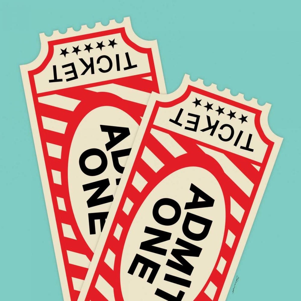 Ticket art print by Stephanie Marrott for $57.95 CAD