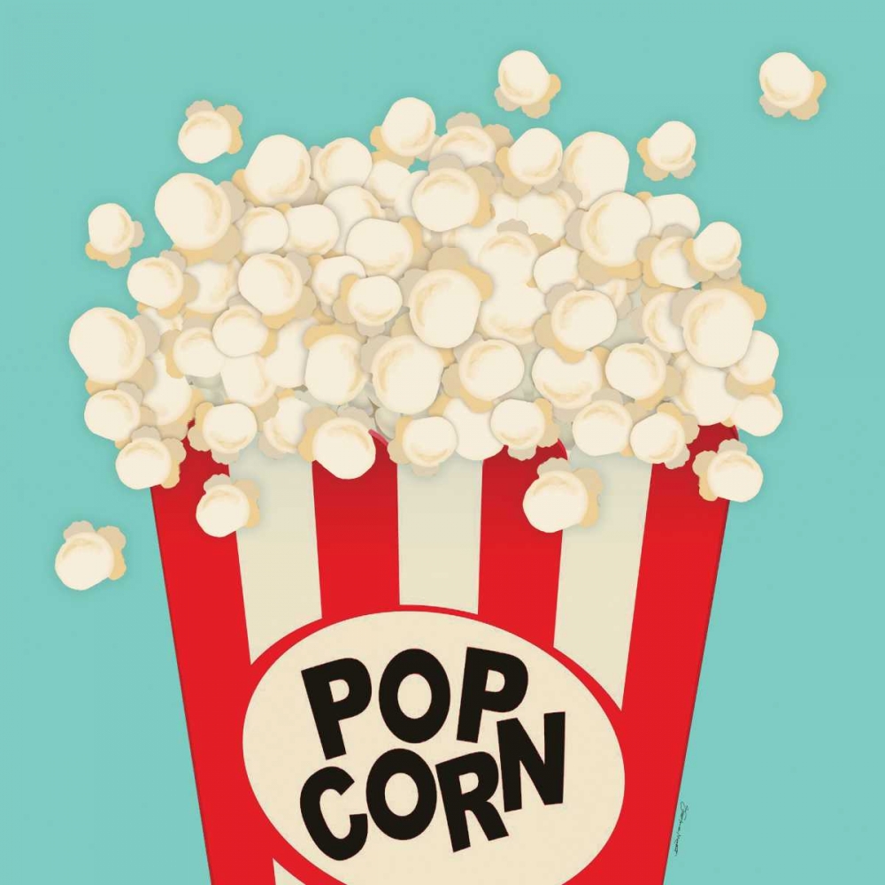 Popcorn art print by Stephanie Marrott for $57.95 CAD