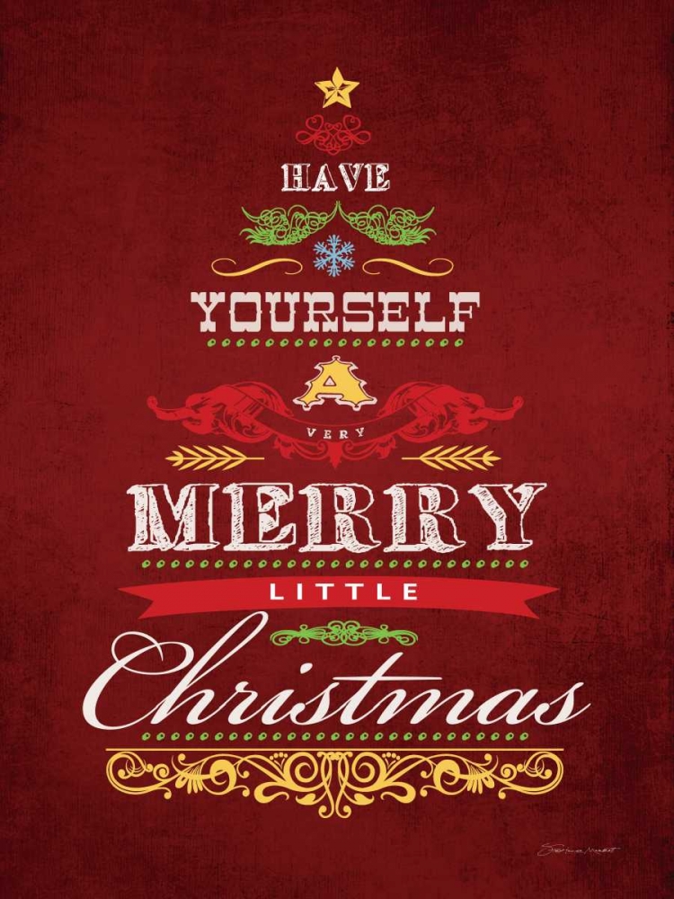 Merry Christmas art print by Stephanie Marrott for $57.95 CAD