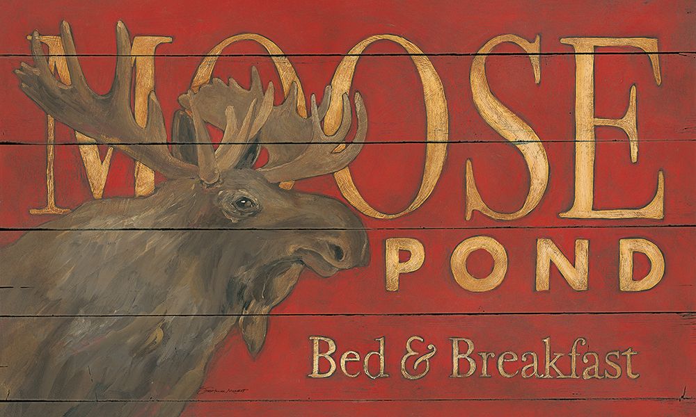 Moose Pond art print by Stephanie Marrott for $57.95 CAD