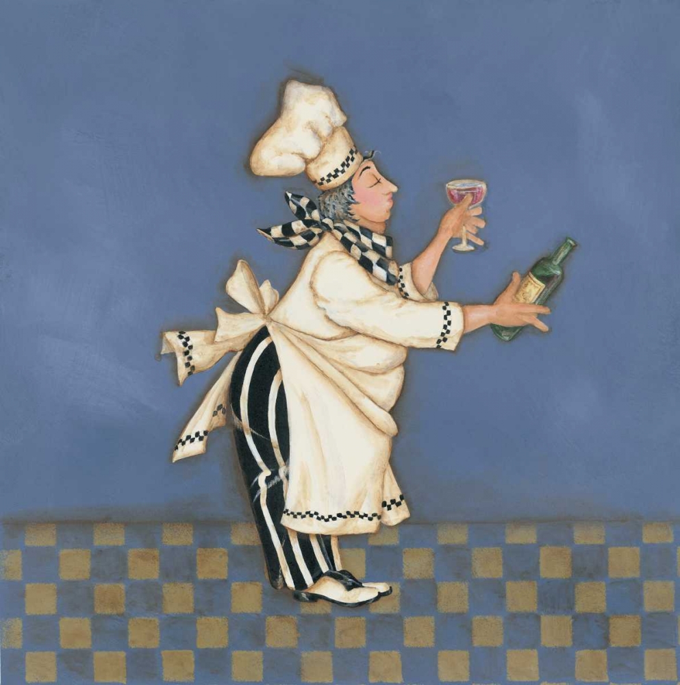 Wine Chef art print by Stephanie Marrott for $57.95 CAD