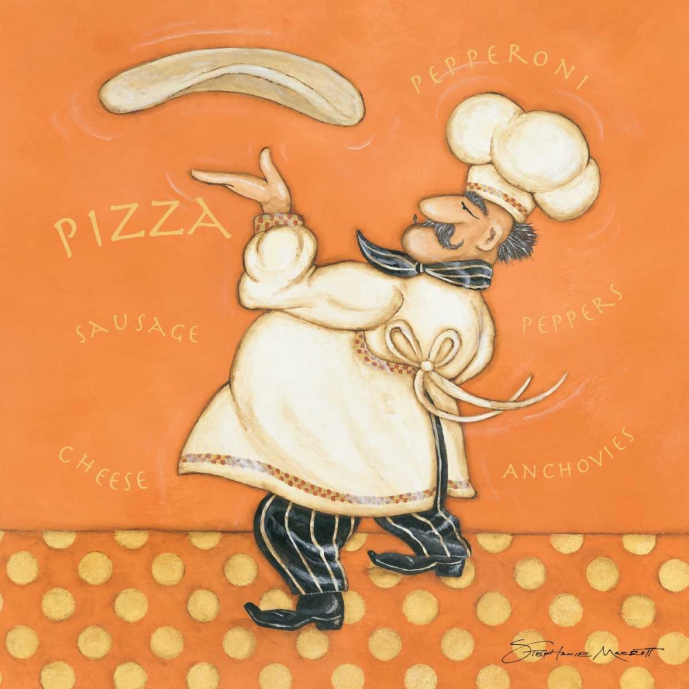 Pizza Chef art print by Stephanie Marrott for $57.95 CAD
