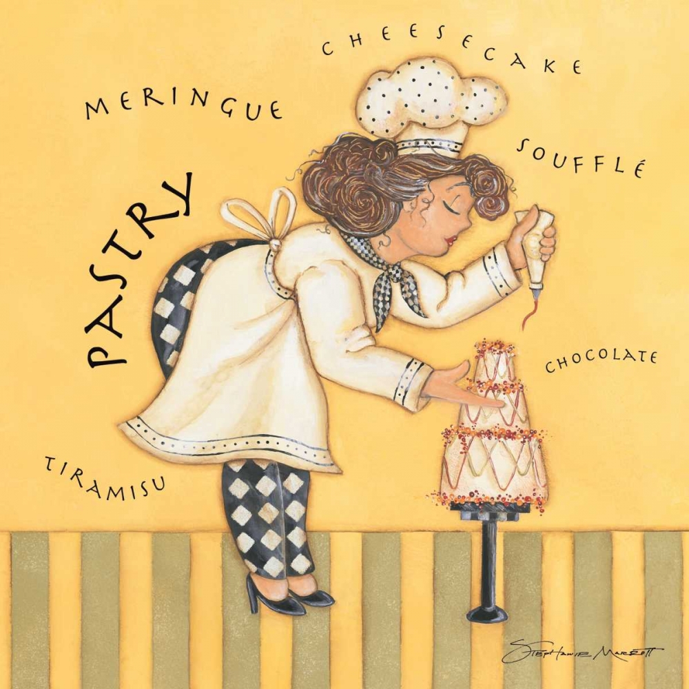 Pastry Chef art print by Stephanie Marrott for $57.95 CAD