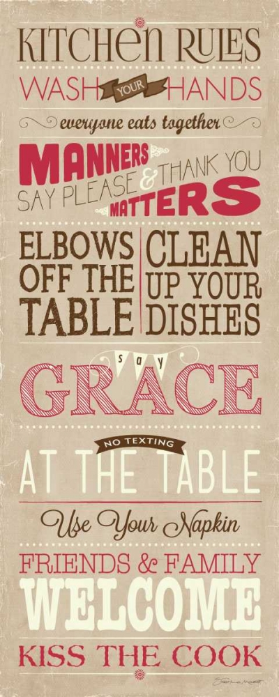 Kitchen Rules art print by Stephanie Marrott for $57.95 CAD