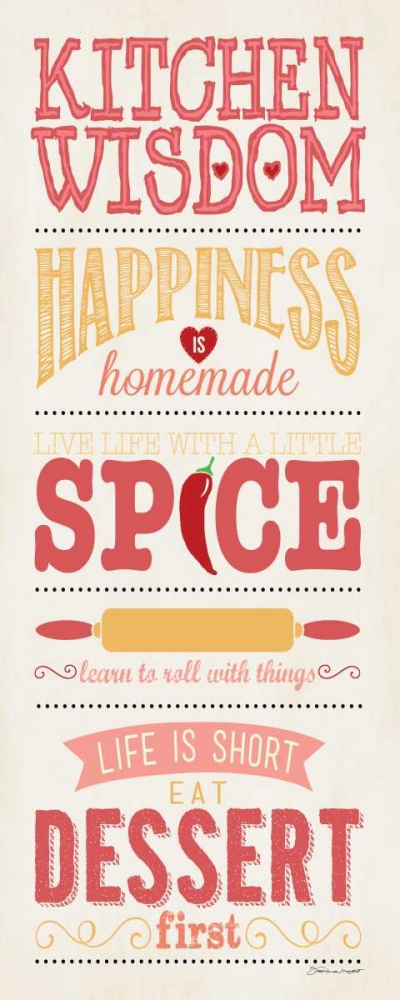 Kitchen Wisdom art print by Stephanie Marrott for $57.95 CAD