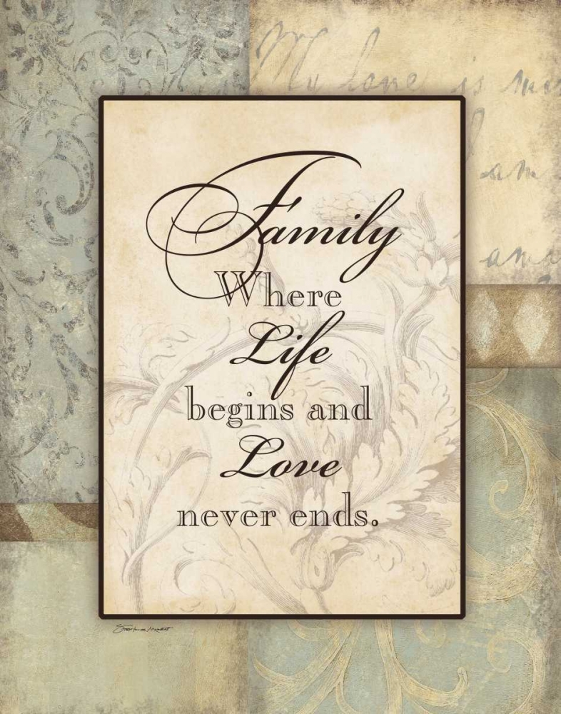 Family art print by Stephanie Marrott for $57.95 CAD