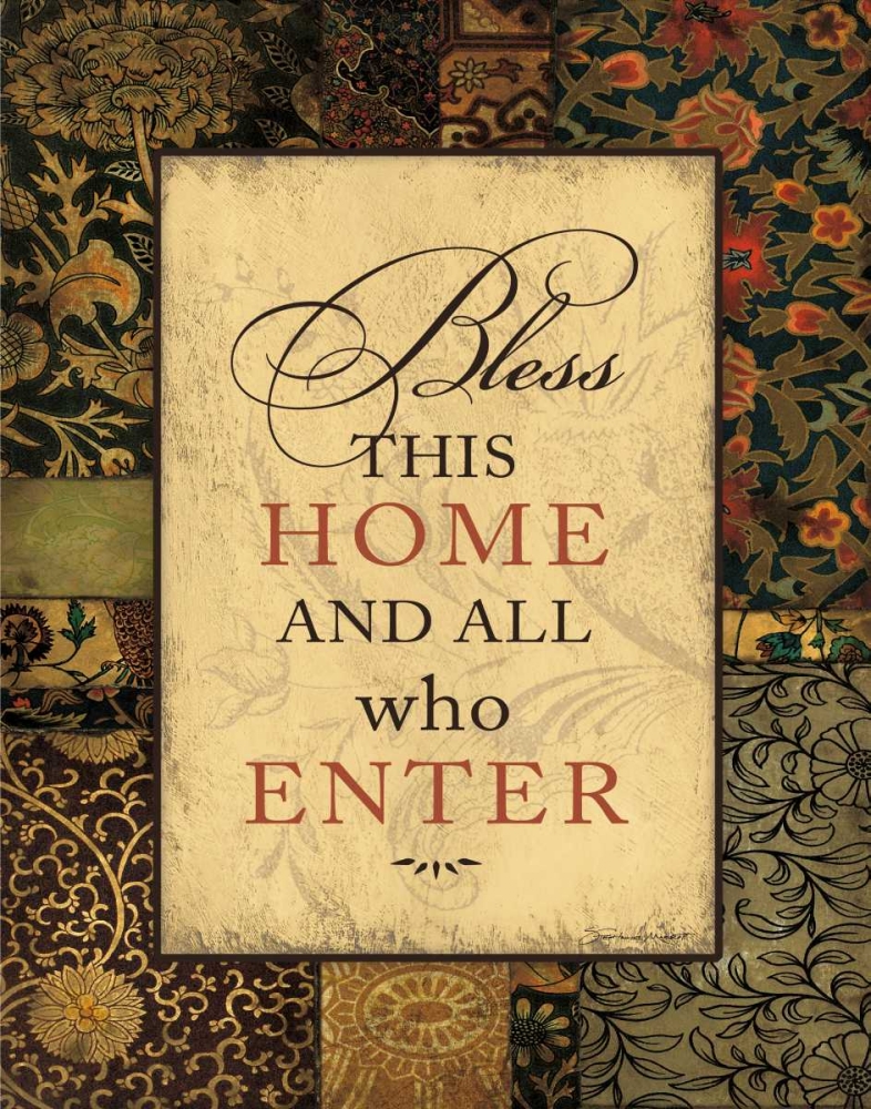 Bless This Home art print by Stephanie Marrott for $57.95 CAD