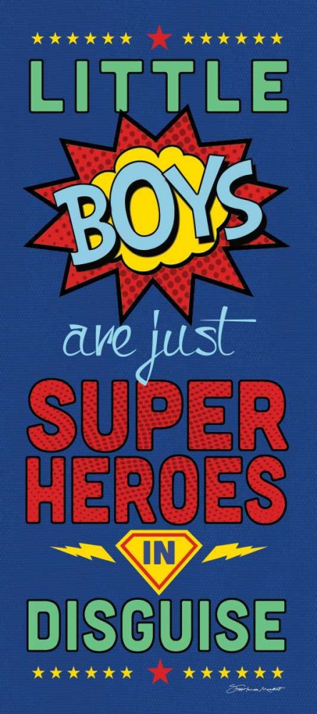 Boys Are Just art print by Stephanie Marrott for $57.95 CAD