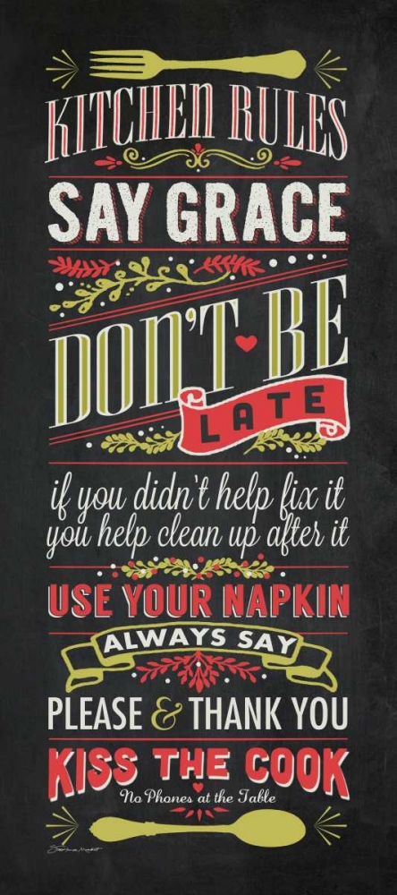 Kitchen Rules art print by Stephanie Marrott for $57.95 CAD