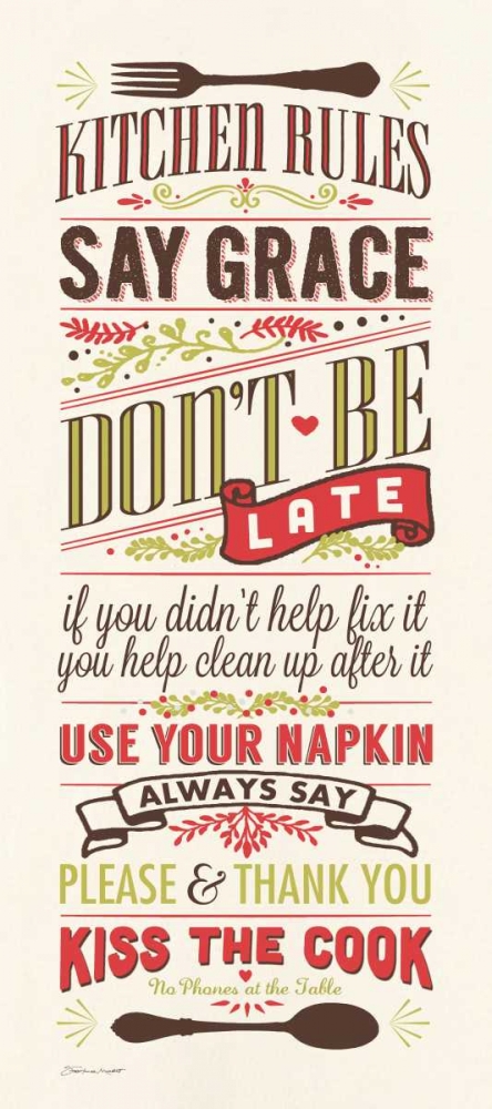 Kitchen Rules art print by Stephanie Marrott for $57.95 CAD