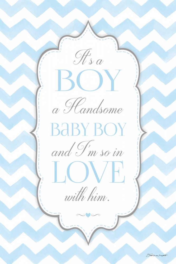 Baby Boy art print by Stephanie Marrott for $57.95 CAD