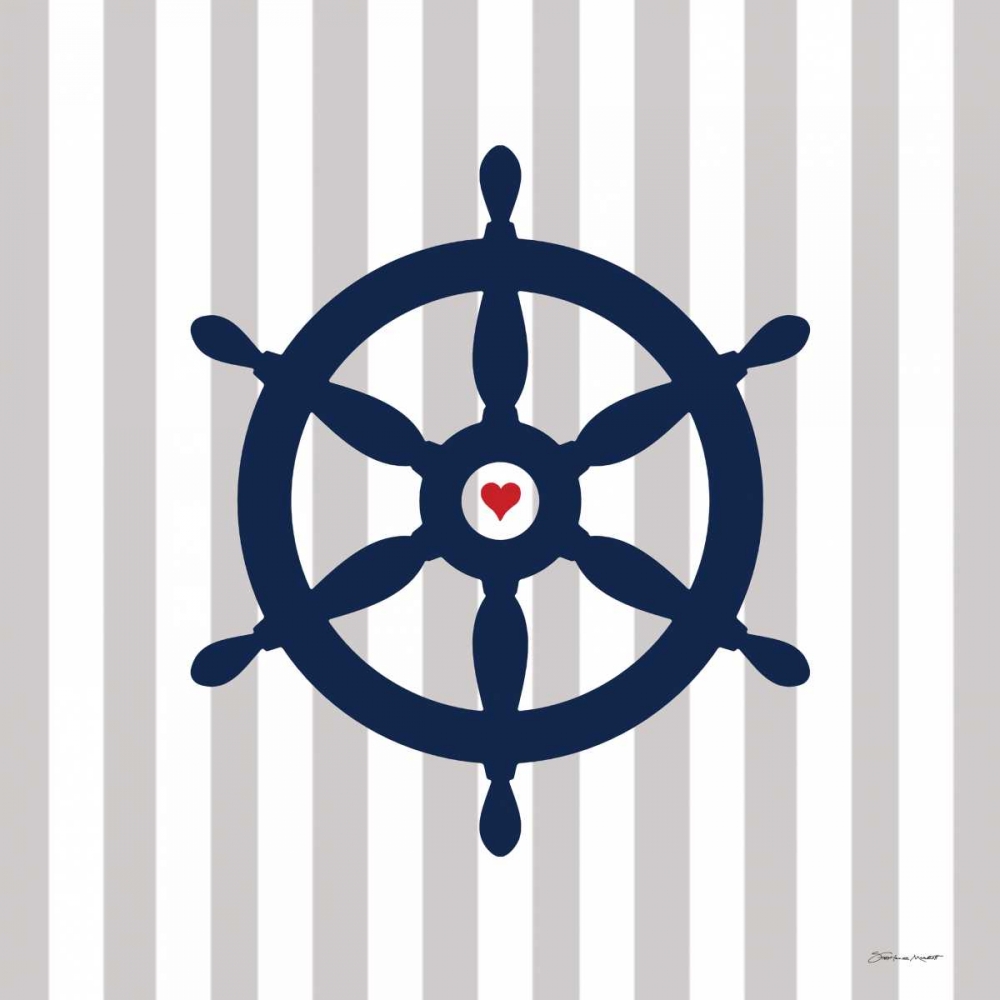 Ship Wheel art print by Stephanie Marrott for $57.95 CAD