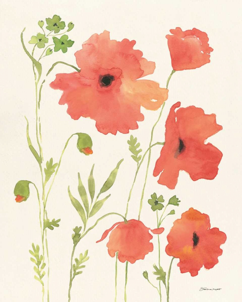 Poppy Garden art print by Stephanie Marrott for $57.95 CAD