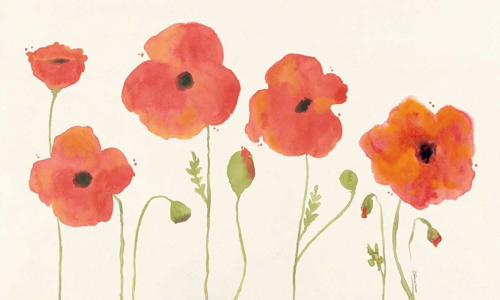 Poppies art print by Stephanie Marrott for $57.95 CAD