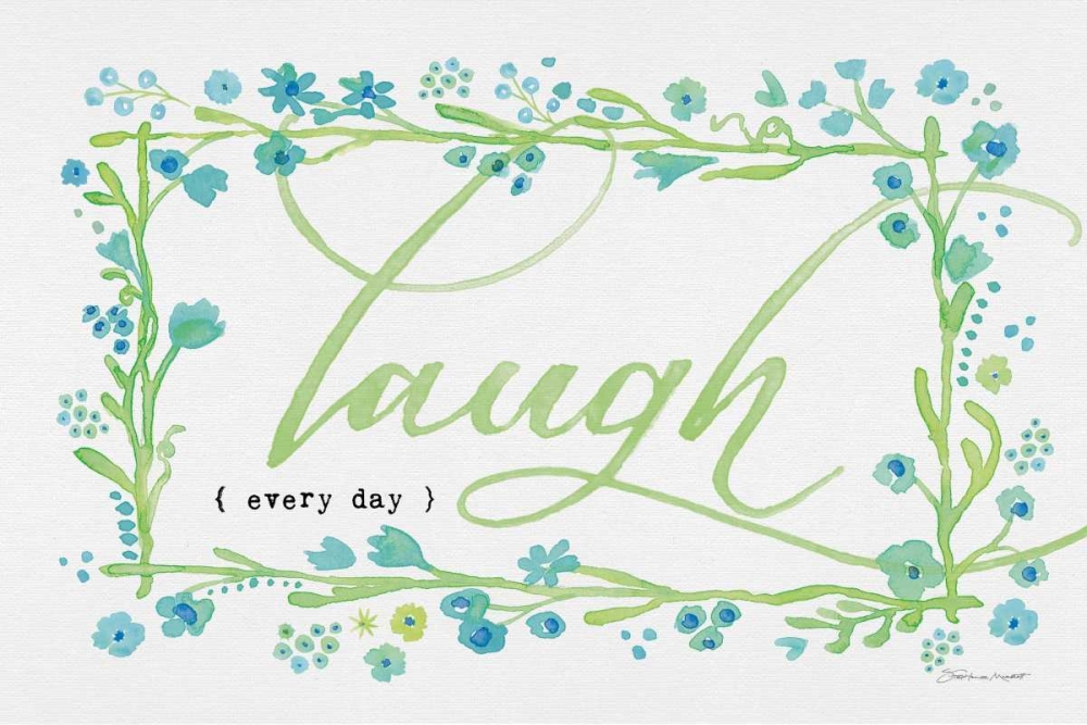 Laugh art print by Stephanie Marrott for $57.95 CAD