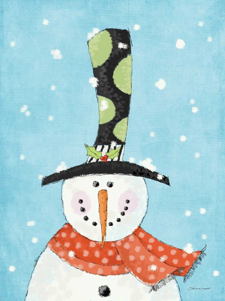 Snowman III art print by Stephanie Marrott for $57.95 CAD
