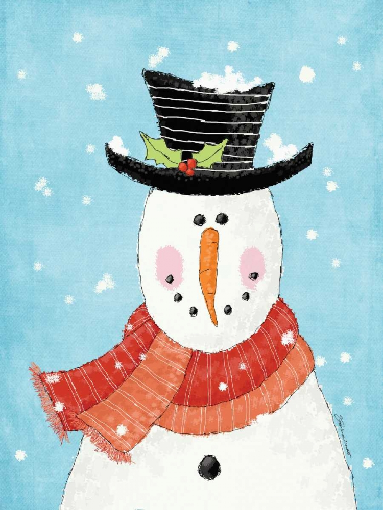 Snowman IV art print by Stephanie Marrott for $57.95 CAD