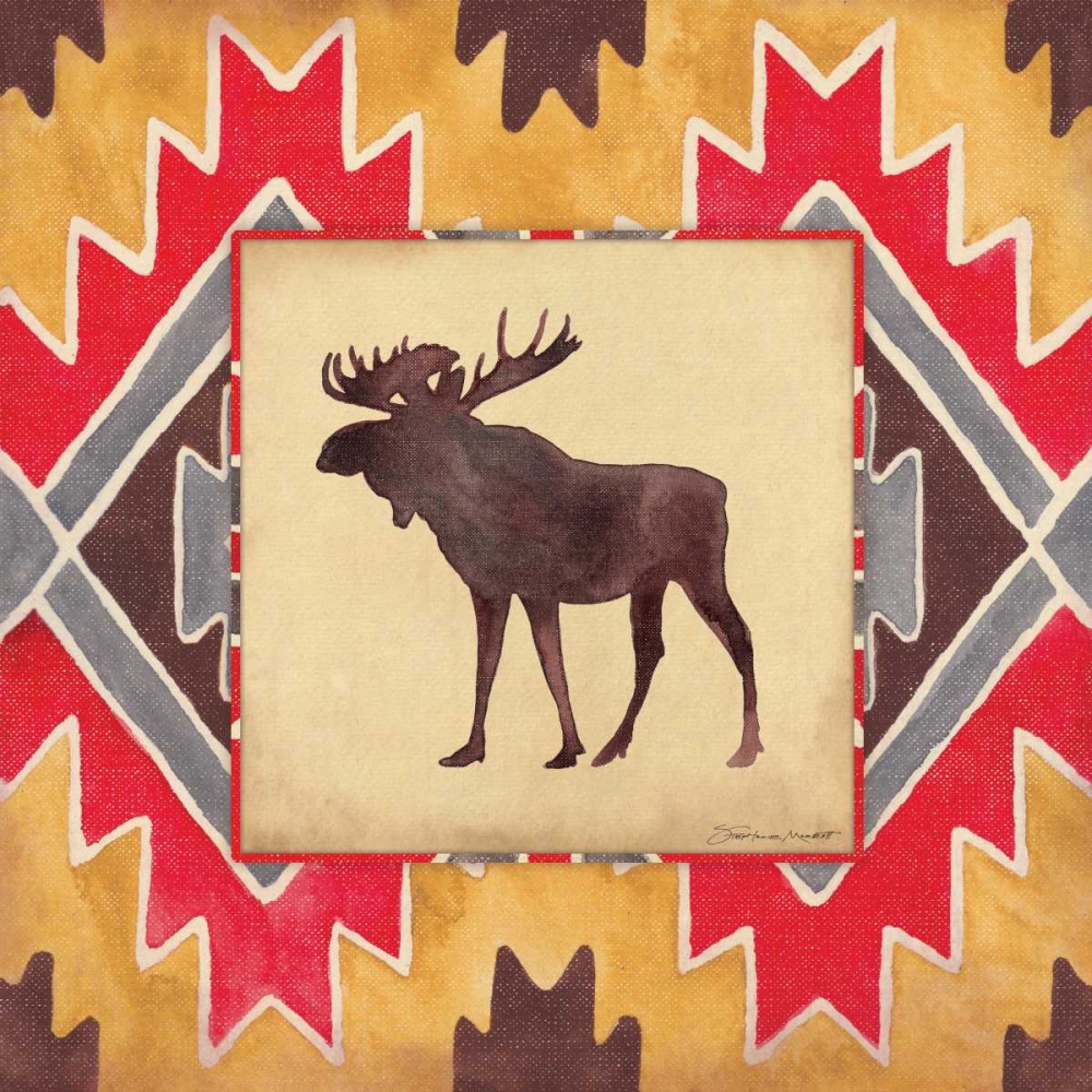 Moose Blanket art print by Stephanie Marrott for $57.95 CAD