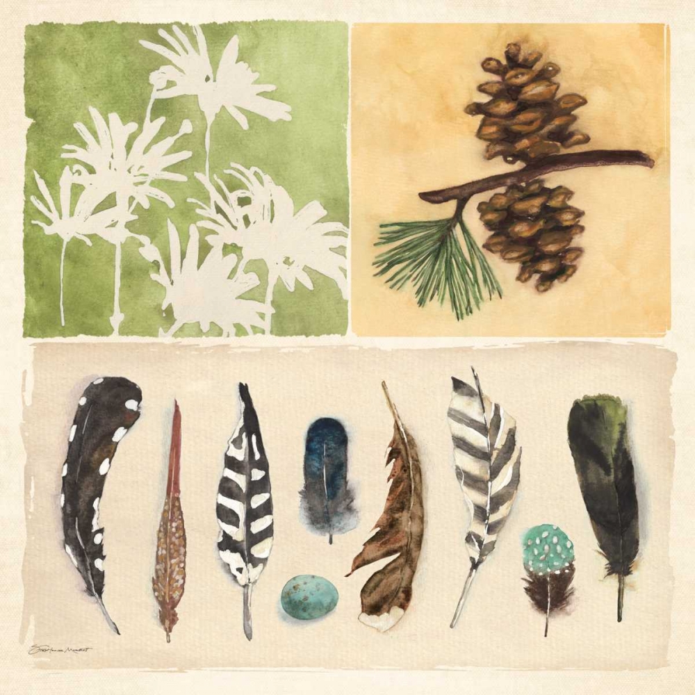 Lodge Collage IV art print by Stephanie Marrott for $57.95 CAD