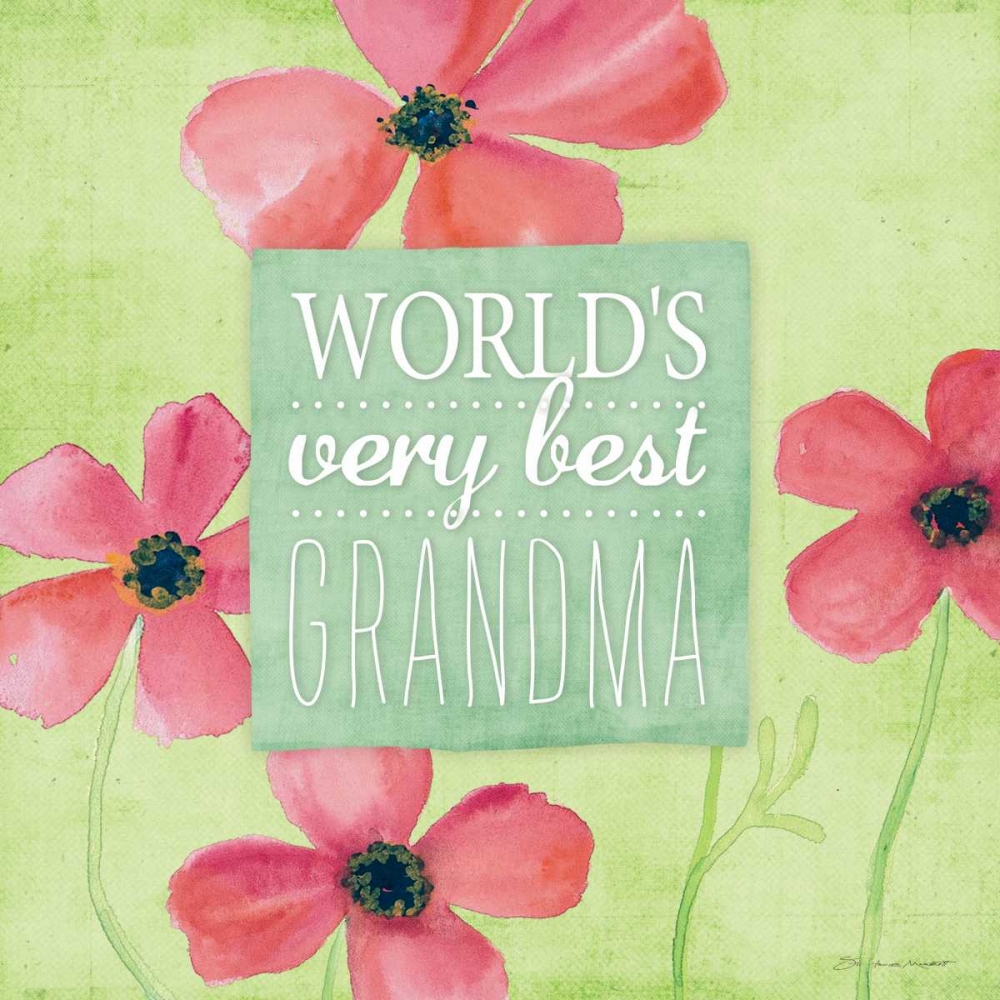 Best Grandma I art print by Stephanie Marrott for $57.95 CAD