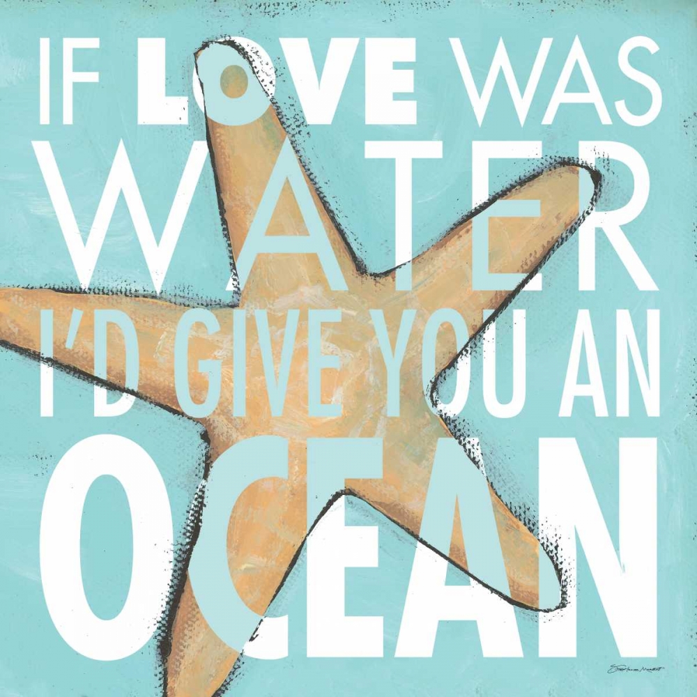 Give you an Ocean art print by Stephanie Marrott for $57.95 CAD