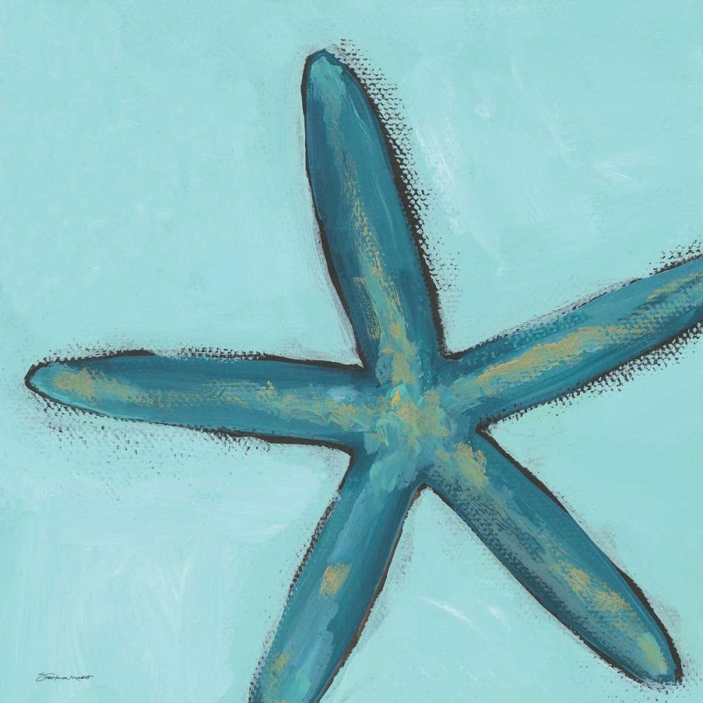 Big Blue Stafish art print by Stephanie Marrott for $57.95 CAD