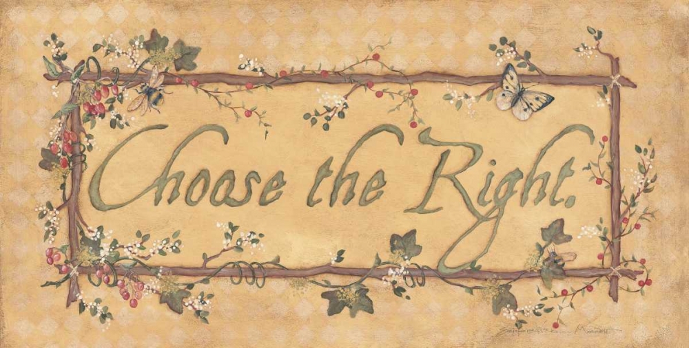 Choose the Right art print by Stephanie Marrott for $57.95 CAD