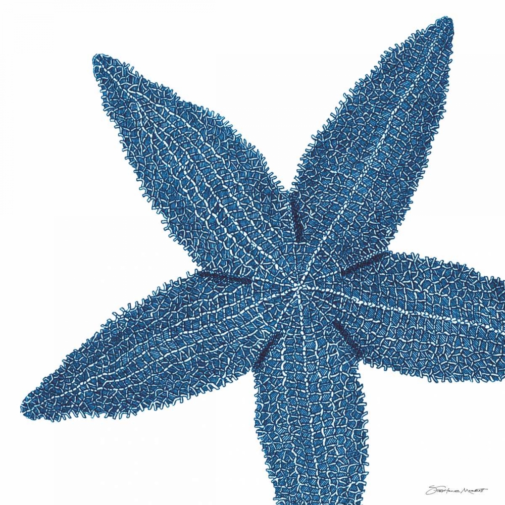 Blue Starfish art print by Stephanie Marrott for $57.95 CAD