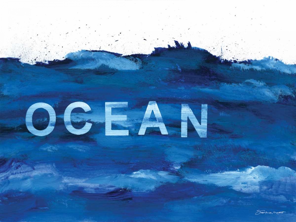 Ocean Blue art print by Stephanie Marrott for $57.95 CAD