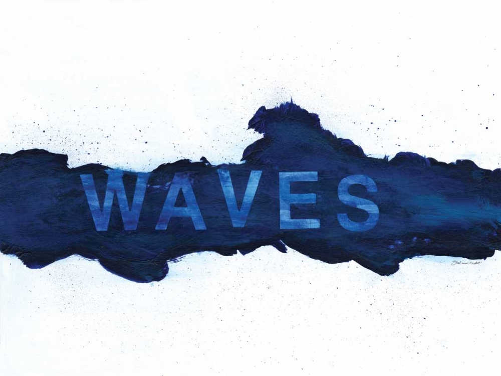 Blue Waves art print by Stephanie Marrott for $57.95 CAD