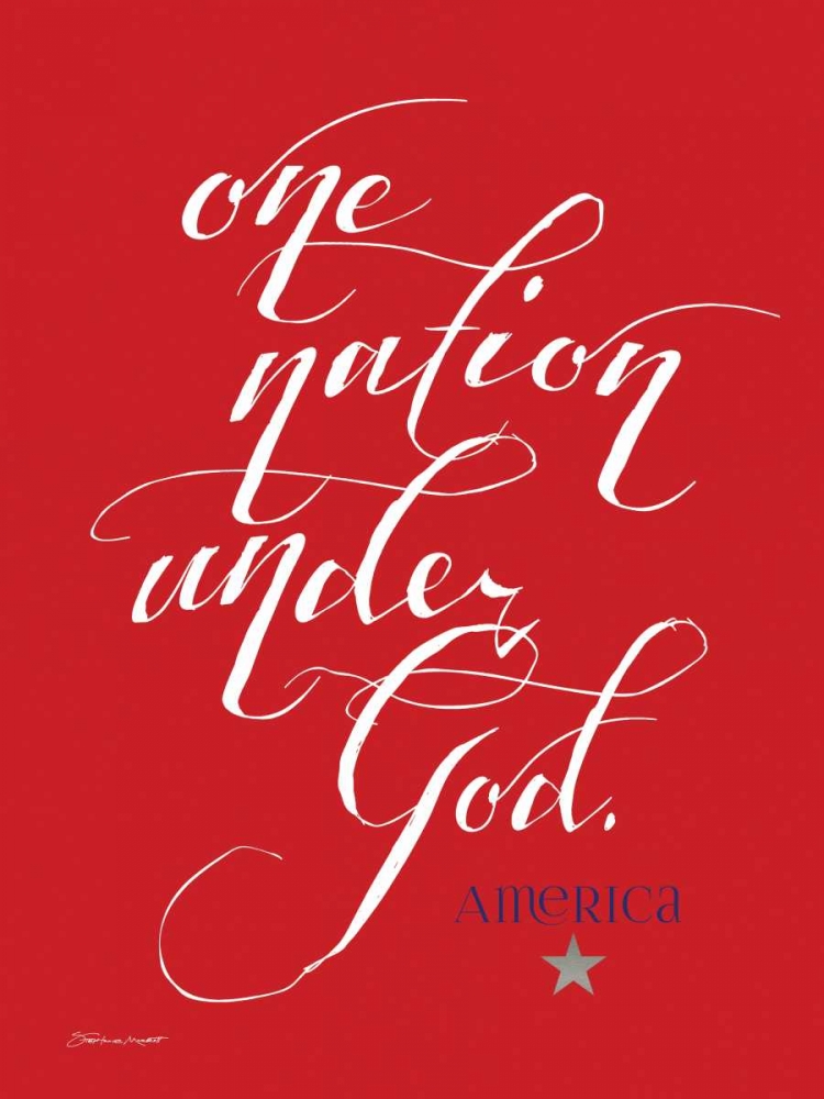 One Nation Red art print by Stephanie Marrott for $57.95 CAD