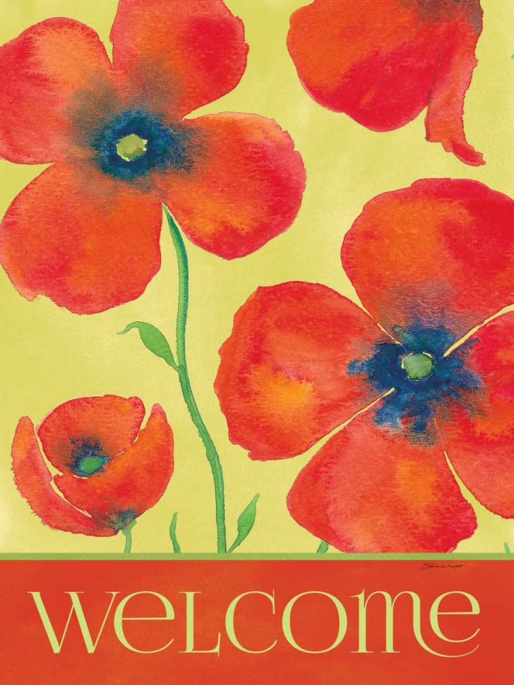 Poppy Welcome art print by Stephanie Marrott for $57.95 CAD