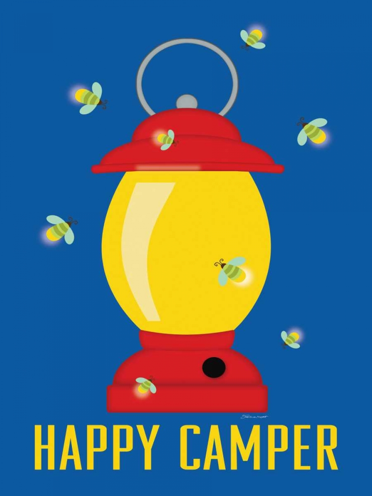 Lantern Camper art print by Stephanie Marrott for $57.95 CAD