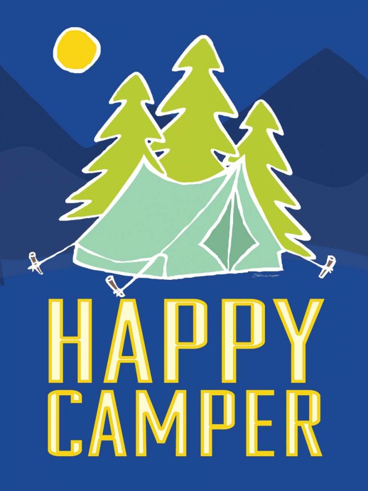 Happy Camper I art print by Stephanie Marrott for $57.95 CAD