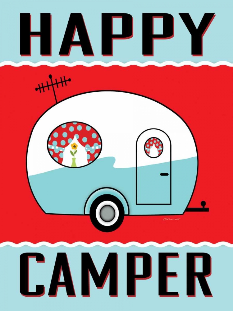 Happy Camper II art print by Stephanie Marrott for $57.95 CAD