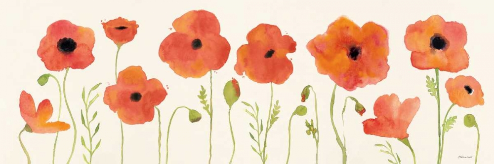 Poppy Row art print by Stephanie Marrott for $57.95 CAD