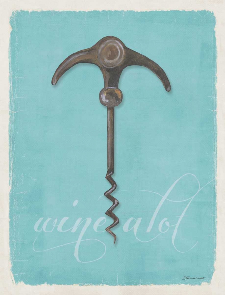 Wine A lot art print by Stephanie Marrott for $57.95 CAD