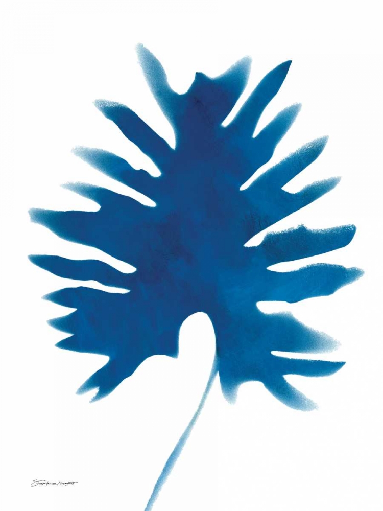 Tropical Leaf in Blue art print by Stephanie Marrott for $57.95 CAD