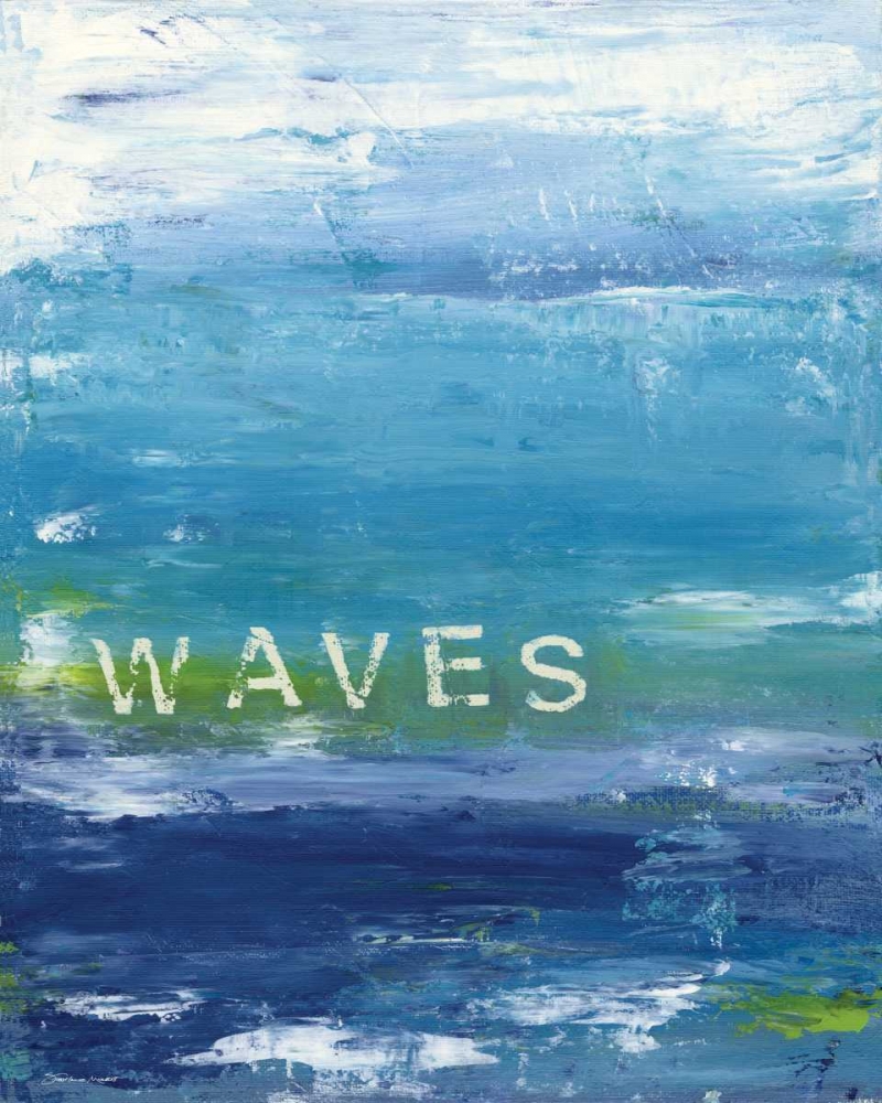 Waves art print by Stephanie Marrott for $57.95 CAD