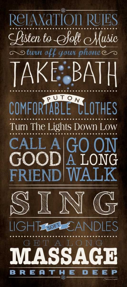 Relax Rules II art print by Stephanie Marrott for $57.95 CAD