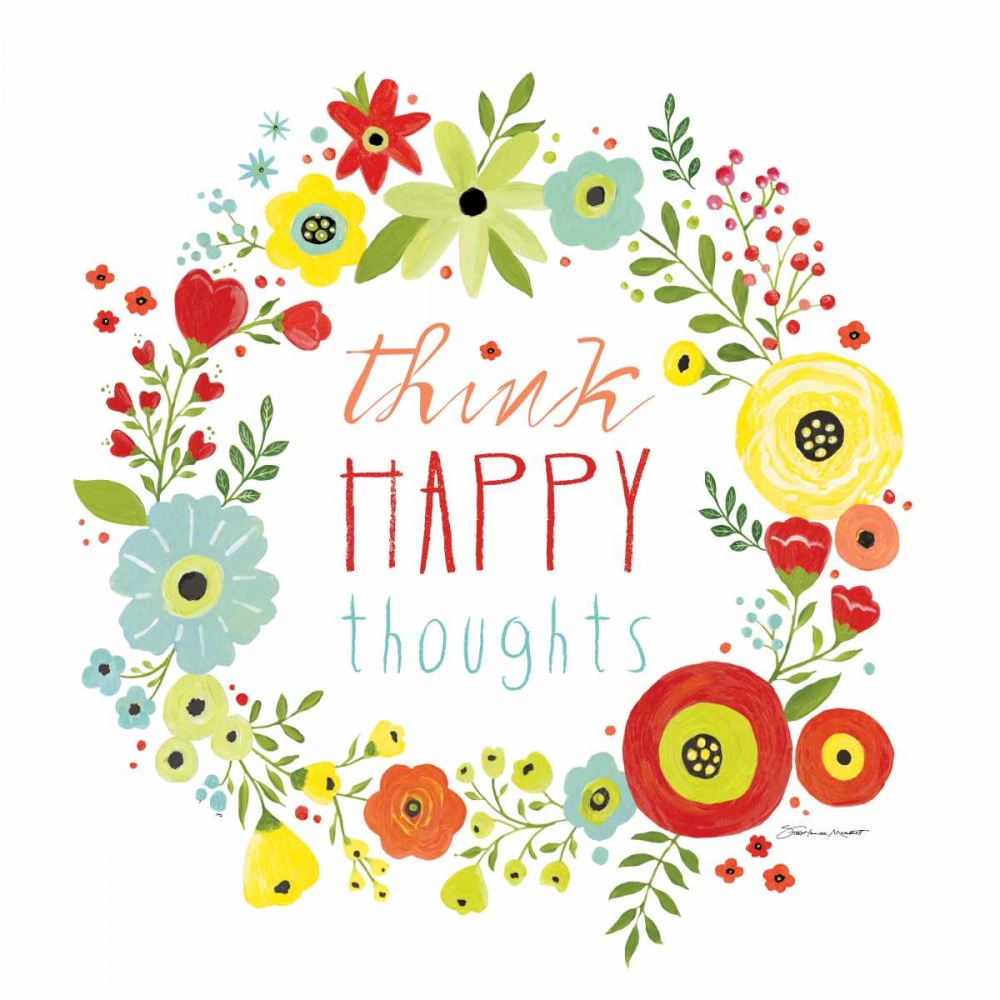 Happy Thoughts art print by Stephanie Marrott for $57.95 CAD