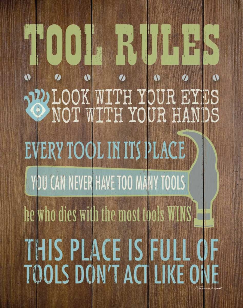 Tool Rules IV art print by Stephanie Marrott for $57.95 CAD
