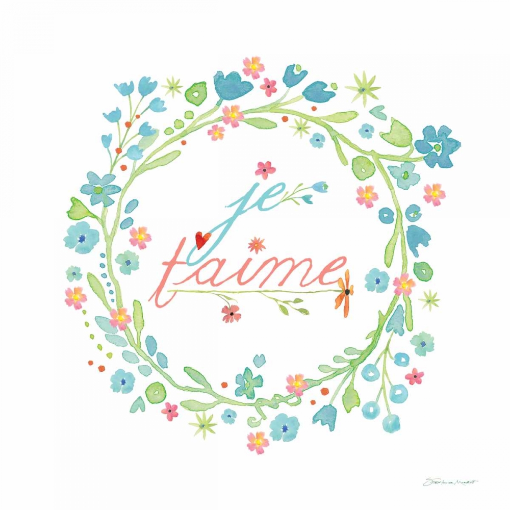 Je Taime art print by Stephanie Marrott for $57.95 CAD
