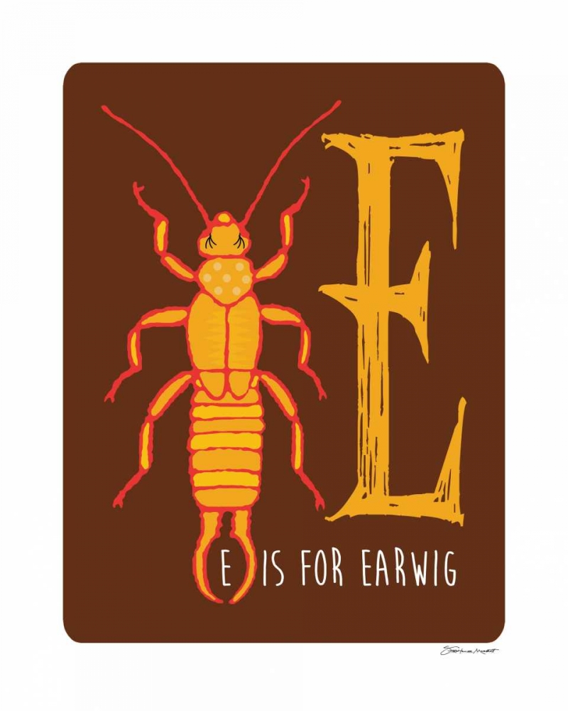 E is For Earwig art print by Stephanie Marrott for $57.95 CAD