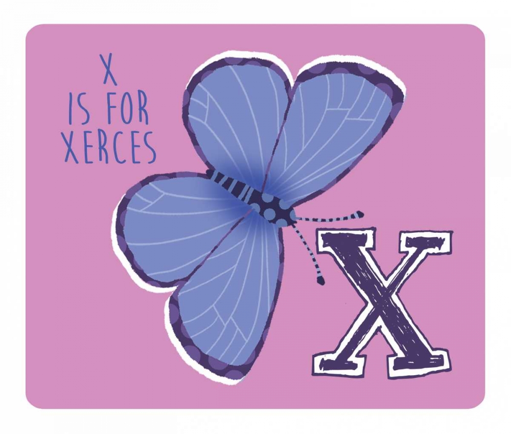 X is For Xerces art print by Stephanie Marrott for $57.95 CAD