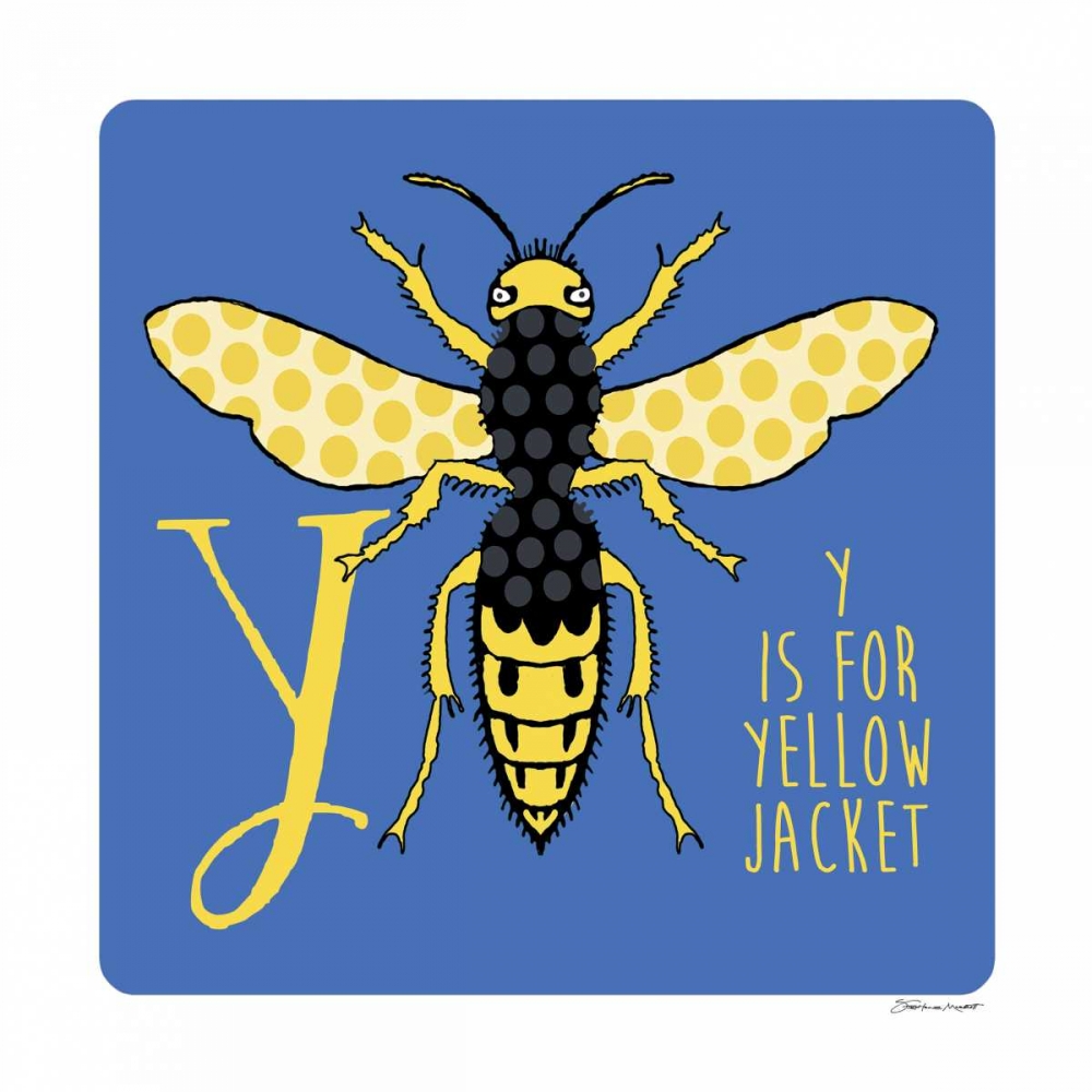 Y is For Yellow Jacket art print by Stephanie Marrott for $57.95 CAD