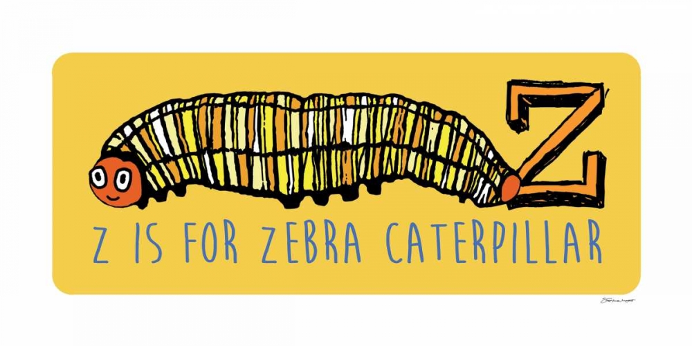 Z is For Zebra art print by Stephanie Marrott for $57.95 CAD