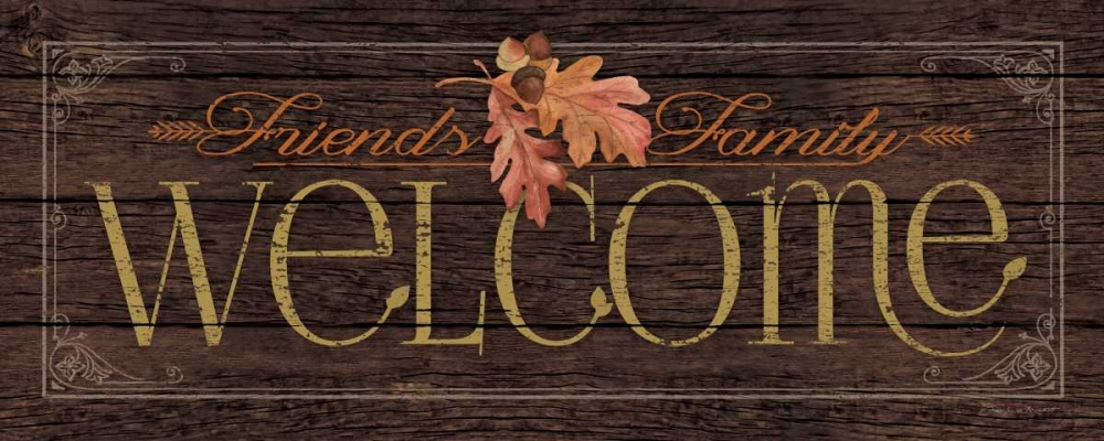 Welcome art print by Stephanie Marrott for $57.95 CAD